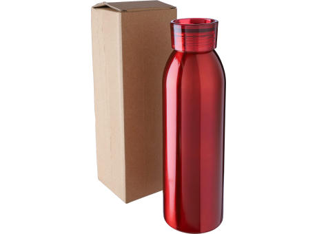 Einwandige Edelstahl-Trinkflasche 650 ml Cindy Werbeartikel