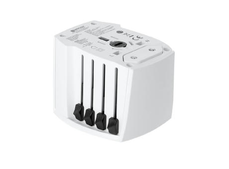 Universal Reise Adapter Skross MUV USB 30W PD Werbeartikel