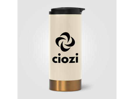 Astrid - 385 ml Edelstahl-Thermobecher - Doppelwandig Werbeartikel