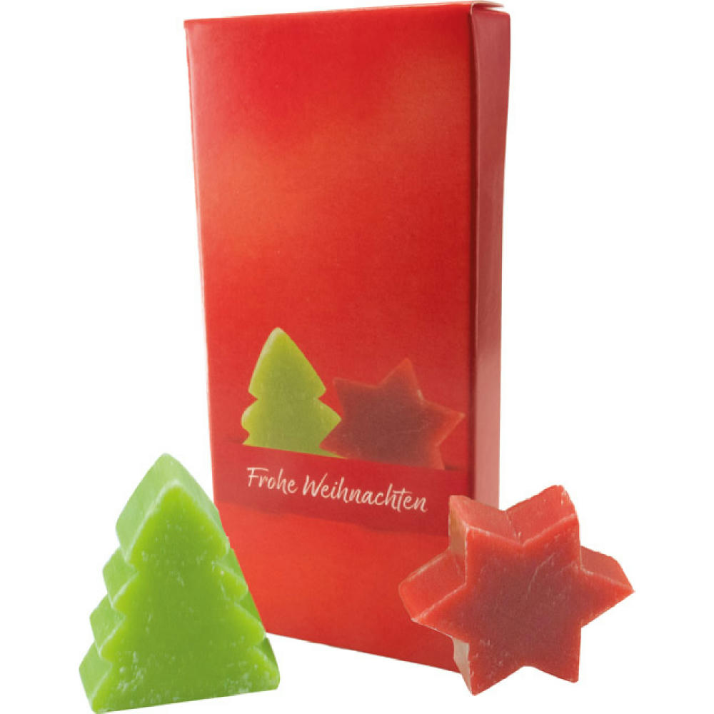 Product image Weihnachtliches Seifen Duo Werbeartikel