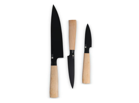 Product image InSideOut 3 Stück Essential Messer Set Ravn Werbeartikel