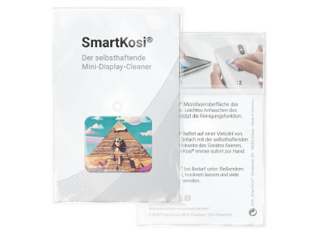 Display-Cleaner SmartKosi® 3,0x2,5 cm - 4 Wochen Lieferzeit! All-Inclusive-Paket Werbeartikel