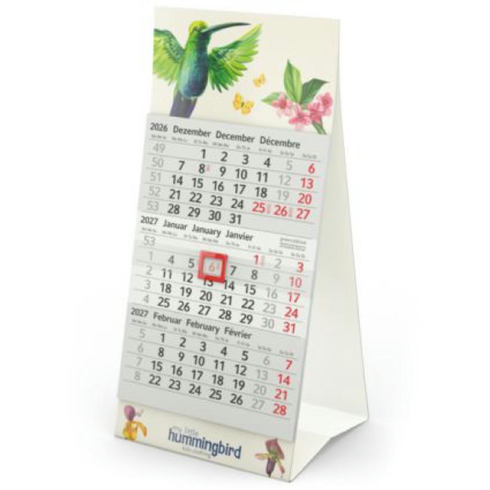 Product image Tischkalender Mini 3 Recycling Werbeartikel
