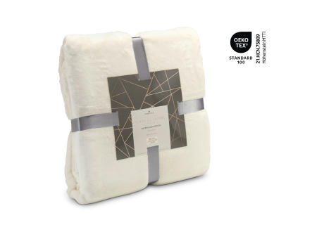 Product image Superflauschdecke grau - 150 x 200 cm, 320 g/m² Werbeartikel