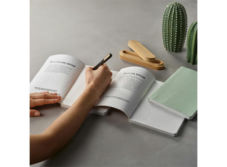 Joyce Notizbuch A5 recy. Papier 80 gsm 196 Seiten Werbeartikel