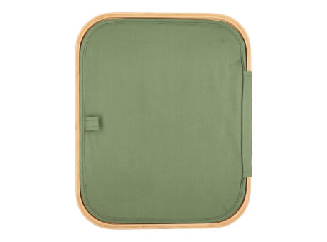 InSideOut faltbarer Korb mit Deckel Sogne 40,5 x 33 x 30cm rPET Werbeartikel