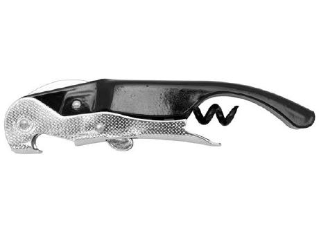 Product image Kellnermesser 'Rioja', Doppelhebel, schwarz Werbeartikel