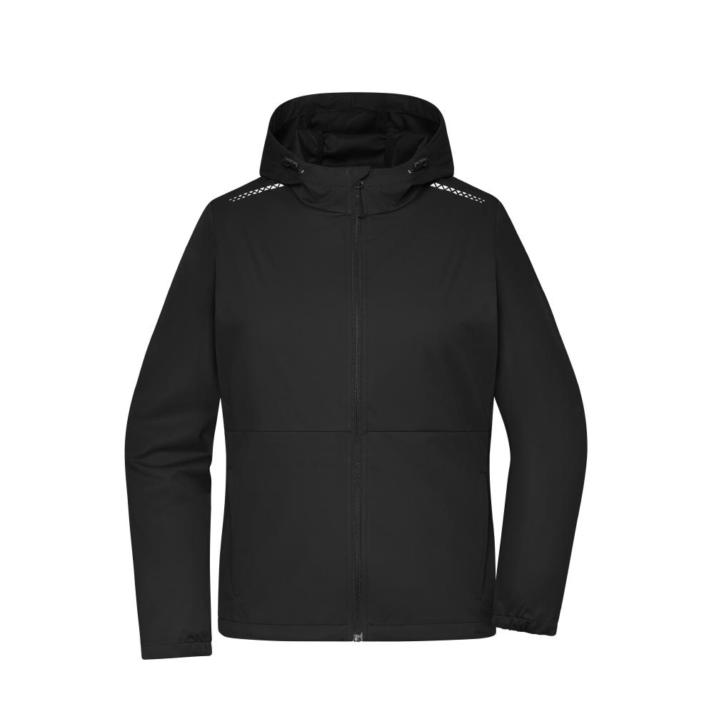 Product image Ladies' Sports Softshell Jacket GRS - 3-lagige Softshelljacke aus recyceltem Polyester für Sport und Freizeit Werbeartikel