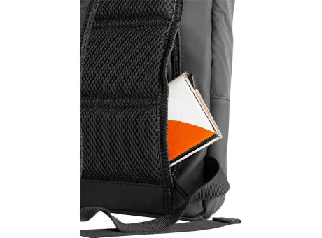 Rollup-Rucksack FLASH-BLACK Werbeartikel