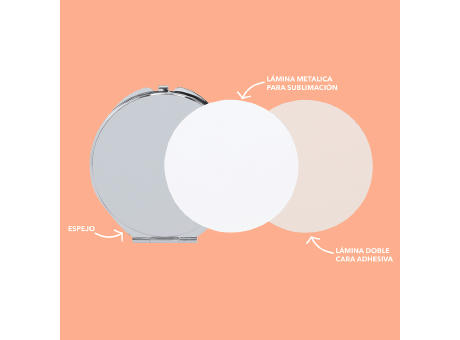 Sublimations Taschenspiegel Ariela Werbeartikel