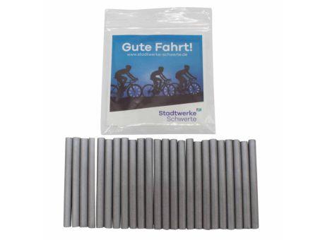 silber reflektierend 24 Stück