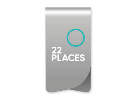 ROMINOX® Mehrweg-Büroklammer Prime Clip, idealer Mailingartikel für Dokumente, bis zu 12 Seiten Klemmkraft  Werbeartikel