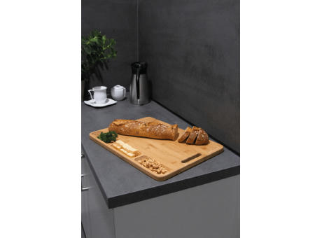 BAMBOO SERVING - Großes Schneidebrett Werbeartikel