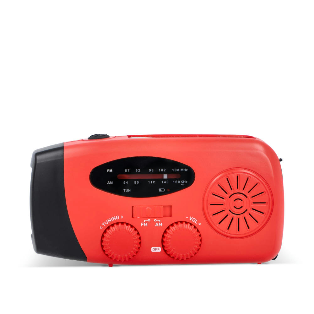 SafeSound Notfallradio mit Solar und Handaufzug Werbeartikel