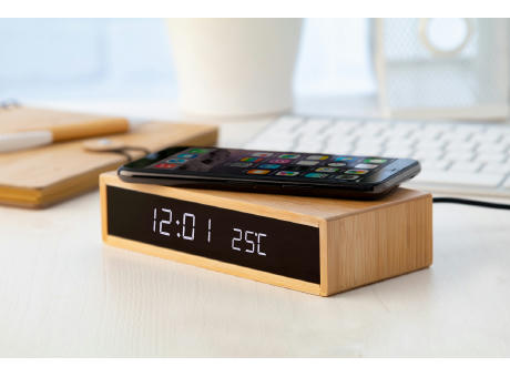 Wecker mit Wireless-Charger Molarm Werbeartikel