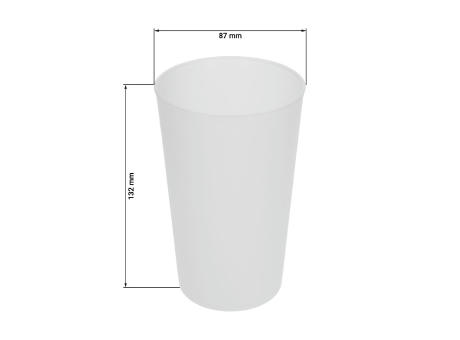 Trinkbecher "Mehrweg" 0,4 l bedrucken
