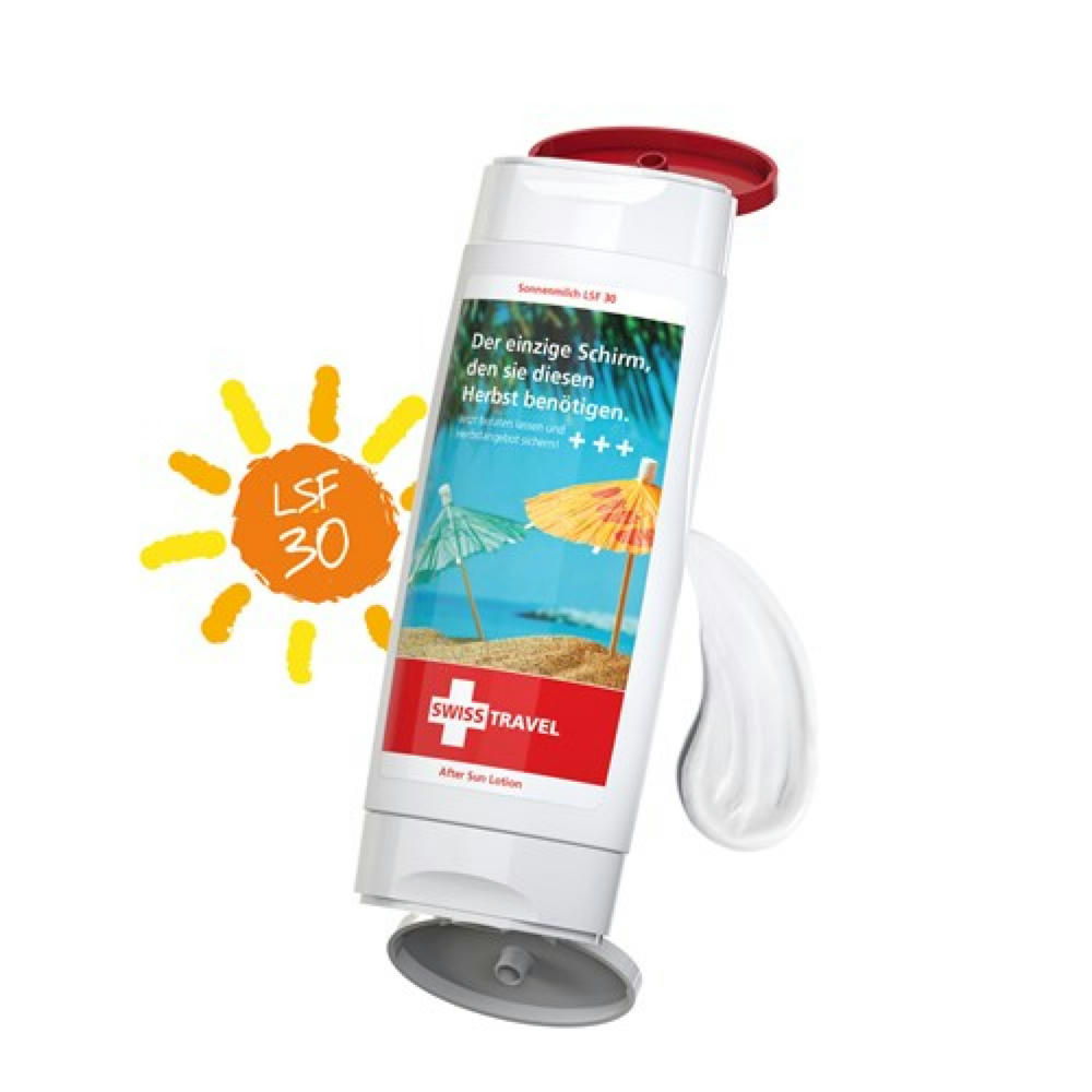DuoPack Sonnenmilch LSF 30 + After Sun Lotion (sensitiv) (2 x 50 ml) Werbeartikel