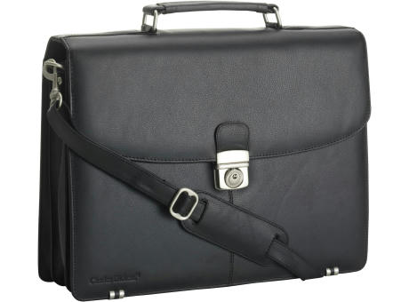 Charles Dickens Aktentasche aus Leder Shia Werbeartikel