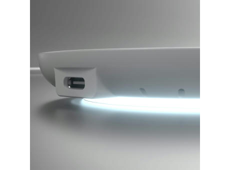 Kabelloses Schnellladegerät 15 W mit LED-Anzeige Werbeartikel