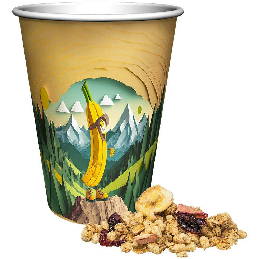 Product image Müsli Knusper Früchte, ca. 50g, Snackbecher Maxi Werbeartikel