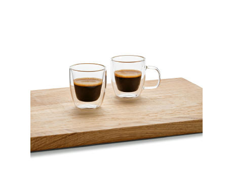 Meuse 75 Tasse Borosilikat Glas 70 ml  Werbeartikel