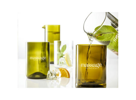 Rebottled® Tumbler 400 ml Trinkglas Werbeartikel