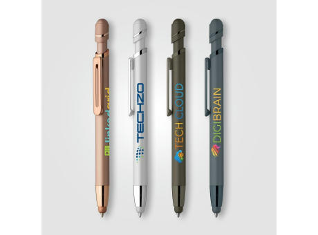 Atlantic Softy Metallic Kugelschreiber - m/Stylus bedrucken