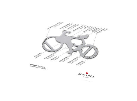 ROMINOX® Key Tool // Bicycle - 19 functions (Fahrrad) bedrucken