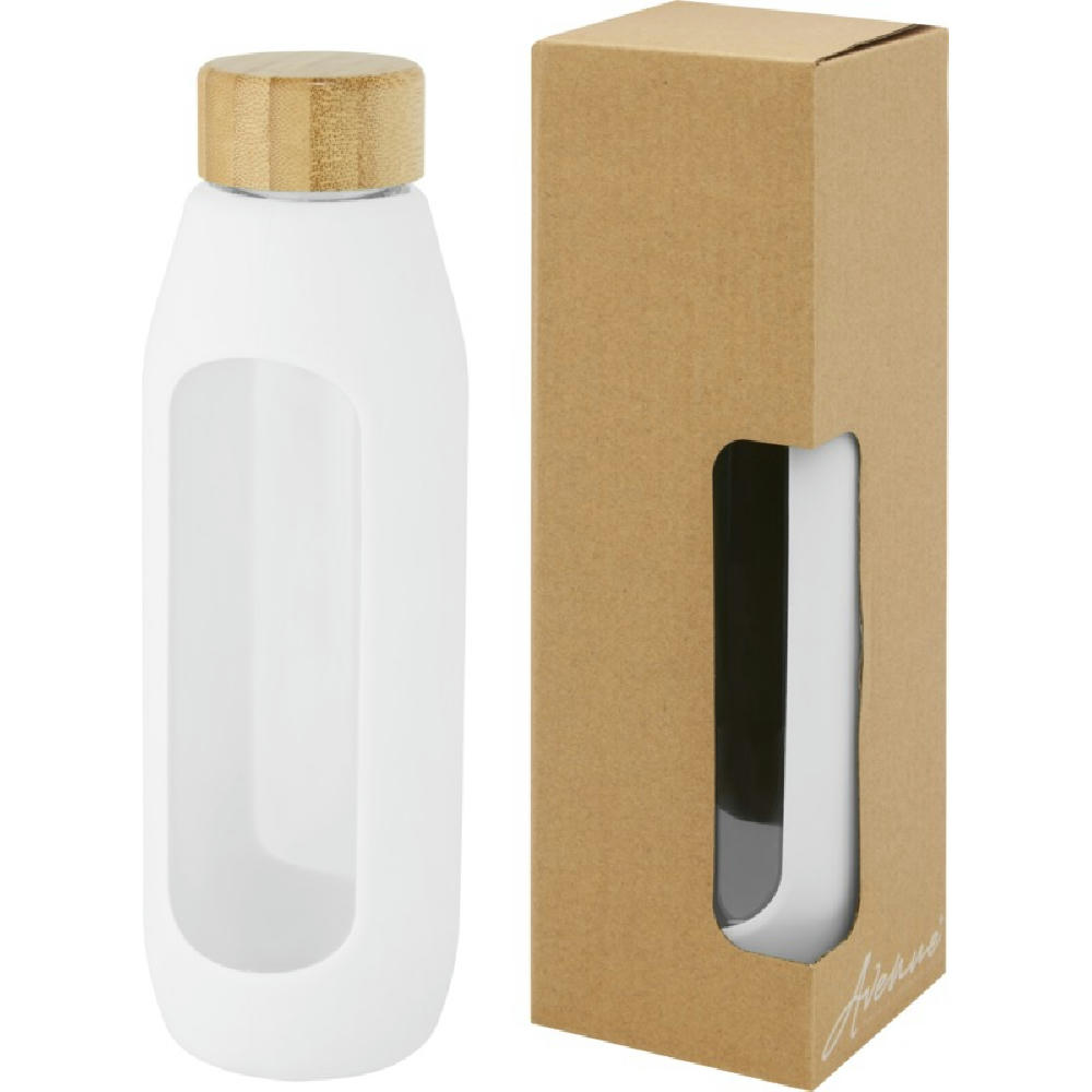 Product image Tidan 600 ml Flasche aus Borosilikatglas mit Silikongriff Werbeartikel