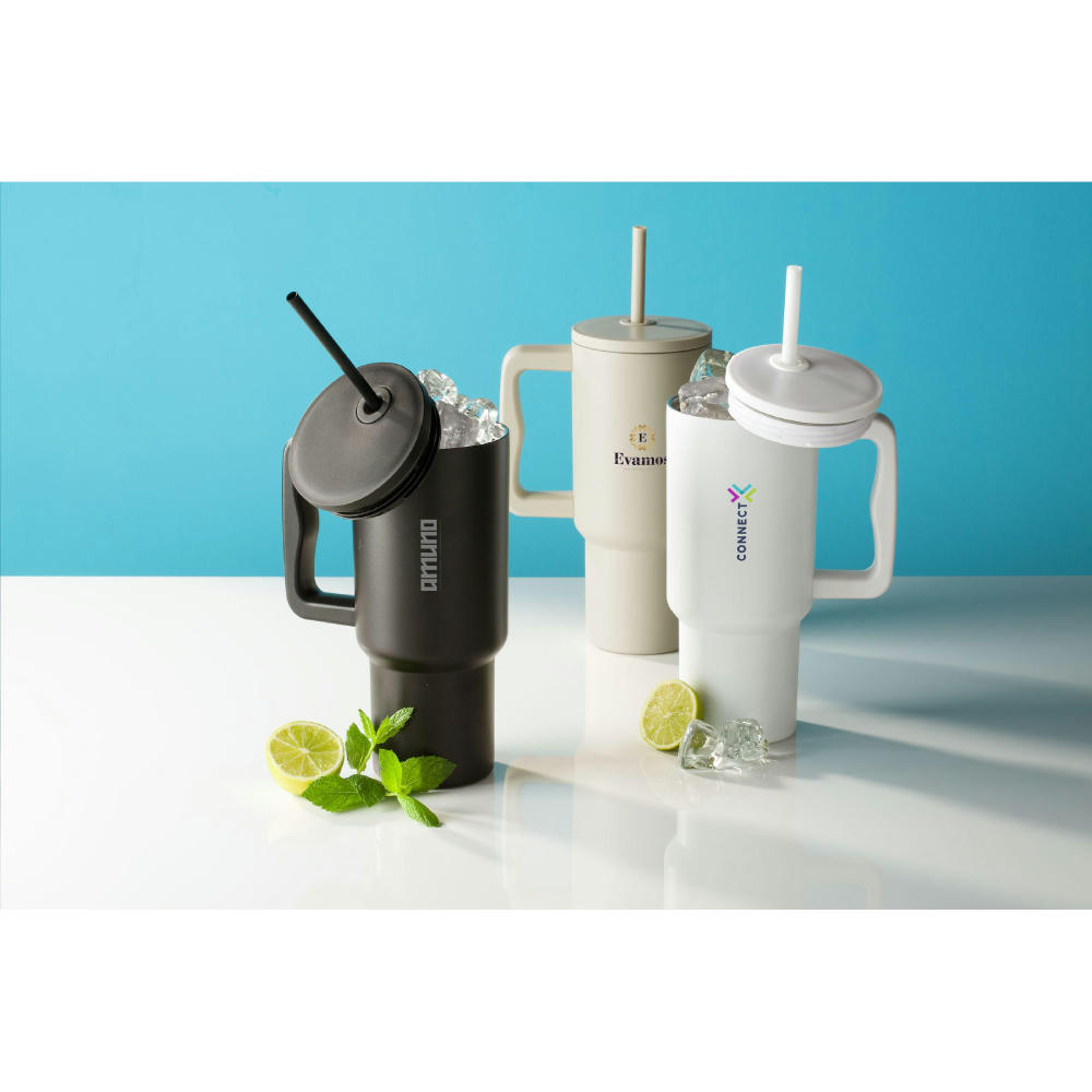 Rhino RCS Recycled Steel Cup 900 ml Werbeartikel