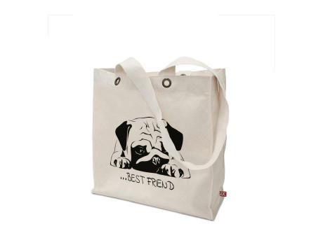 KOCHI - Schwere Baumwolltasche mit Boden- und Seitenfalte bedrucken