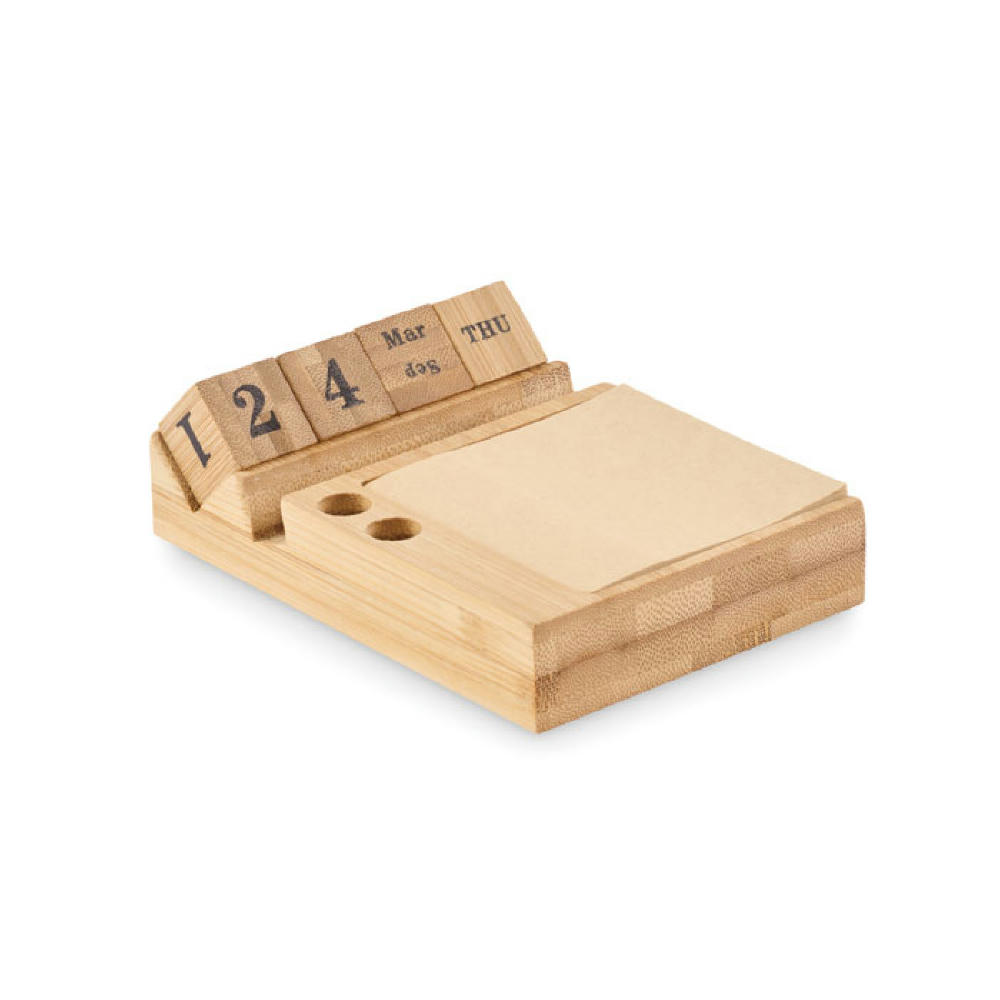Tischkalender Bambus Werbeartikel