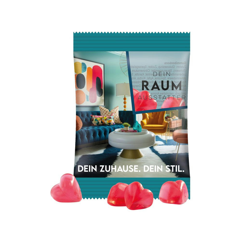 Minitüte 15 g Trolli Fruchtgummi Standardformen Werbeartikel