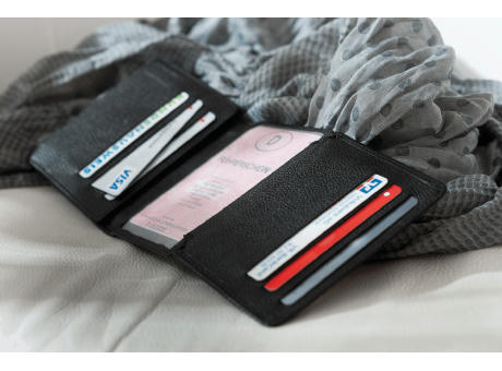 WALL STREET - Echtleder-Kreditkartenbörse Werbeartikel
