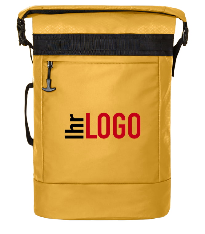 Halfar Notebook Rucksack ACTIVE in Senfgelb als Werbeartikel – Notebook Rucksack mit Logo bedrucken für Unternehmen
