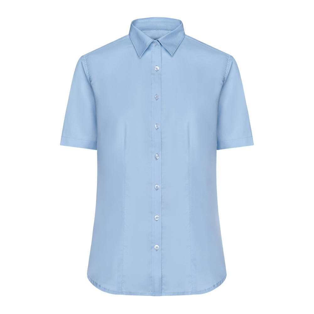 Product image Ladies' Shirt Shortsleeve Micro-Twill - Klassisches Shirt in pflegeleichter Baumwollqualität Werbeartikel