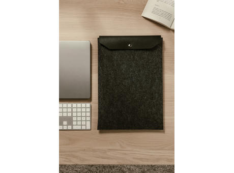 VINGA Albon 17" Laptop-Seeve aus GRS recyceltem Filz bedrucken