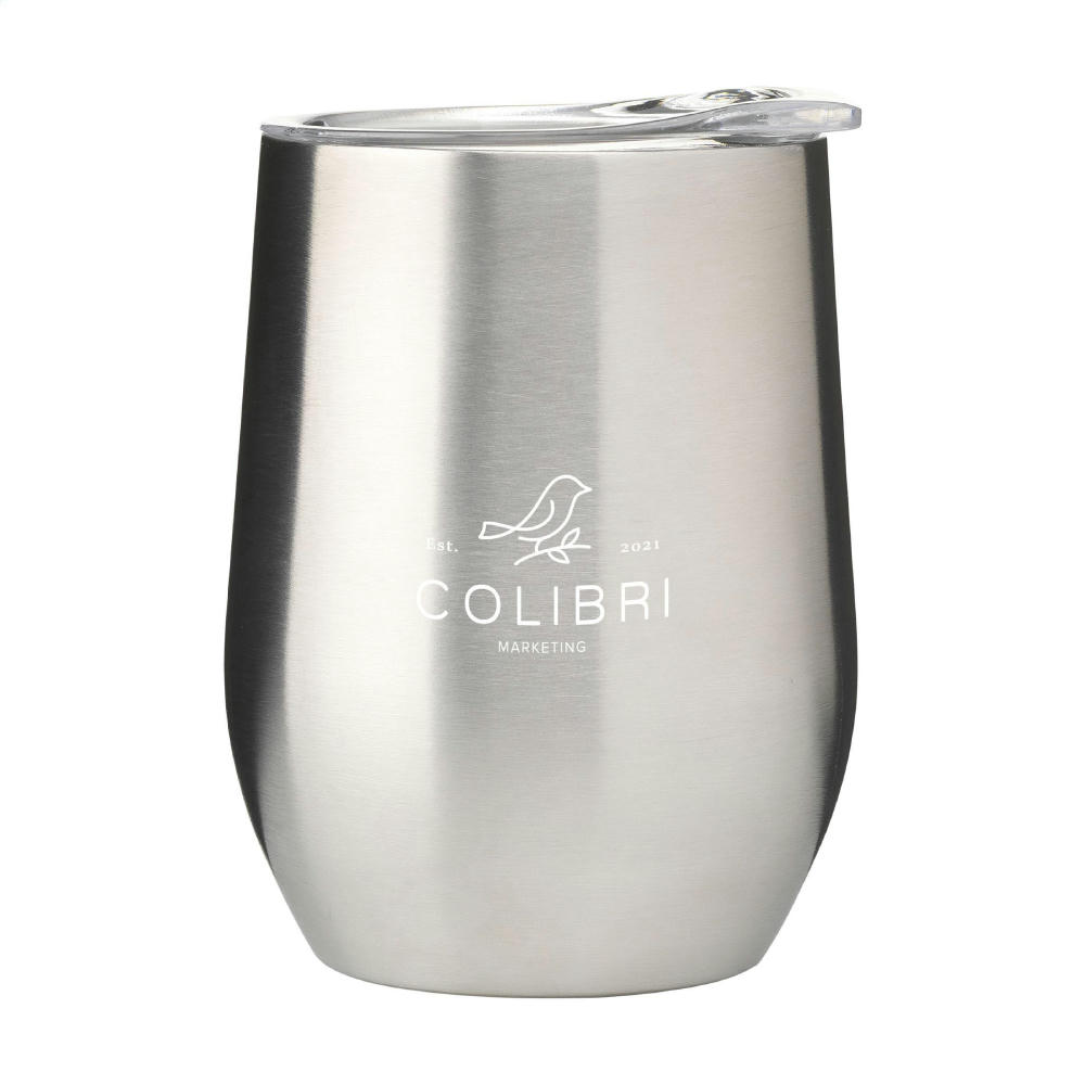Product image Huevo RCS Recycled Steel Cup 350 ml Thermobecher Werbeartikel