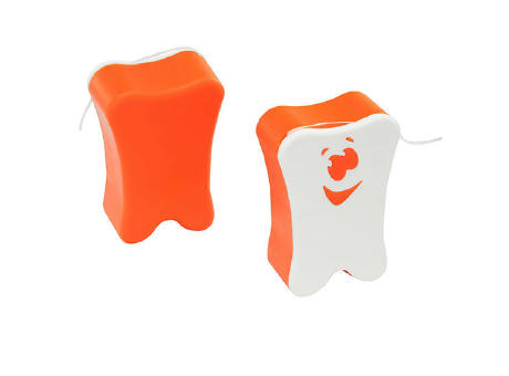 Vorderseite weiß, Rückseite orange