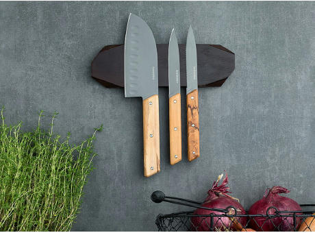 Magnetischer Messerhalter aus Akazie 'Horten' (S) Werbeartikel