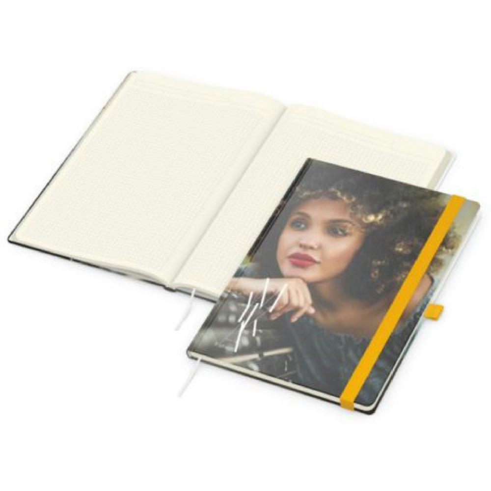 Product image Notizbuch Match-Book Creme Bestseller Werbeartikel