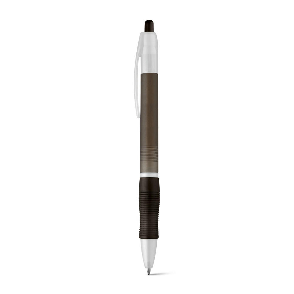 Product image SLIM BK. Kugelschreiber aus ABS mit Gummigriff Werbeartikel