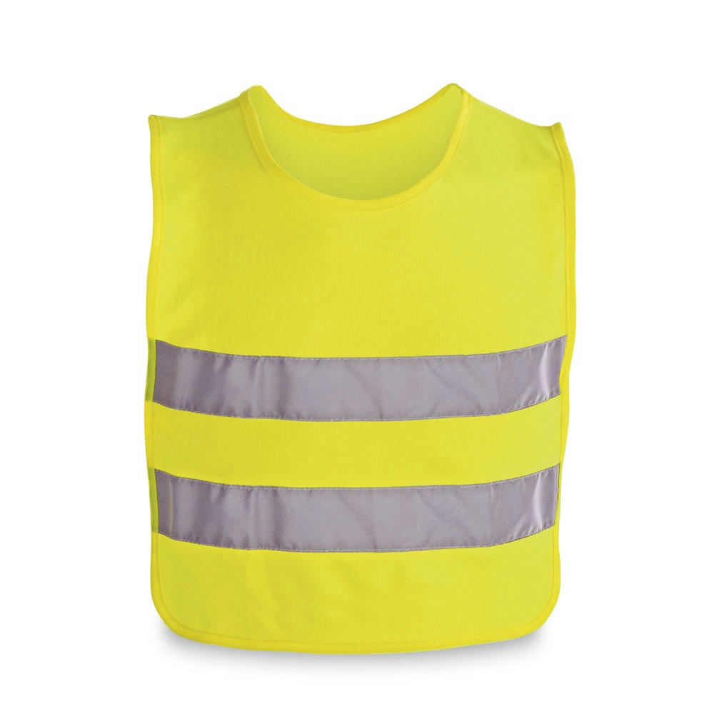 Product image MIKE. Kinder Reflektorweste aus 100% Polyester Werbeartikel