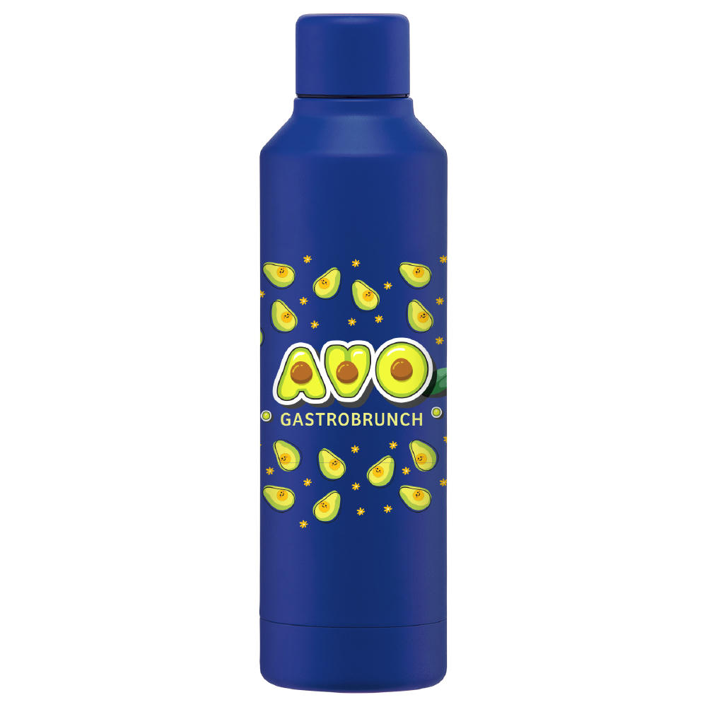 Olympus - 500 ml Edelstahlflasche - Kupferbeschichtet & Doppelwandig mit Drehverschluss Werbeartikel