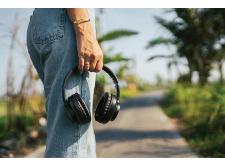 Terra Kabelloser Kopfhörer aus RCS recyceltem Aluminium Werbeartikel