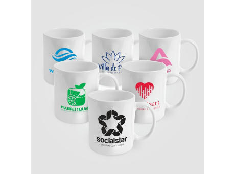 Seattle - 355 ml Keramiktasse Werbeartikel