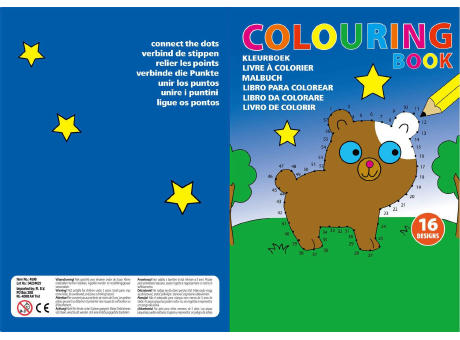 Kinder Malbuch aus Papier Constanze Werbeartikel