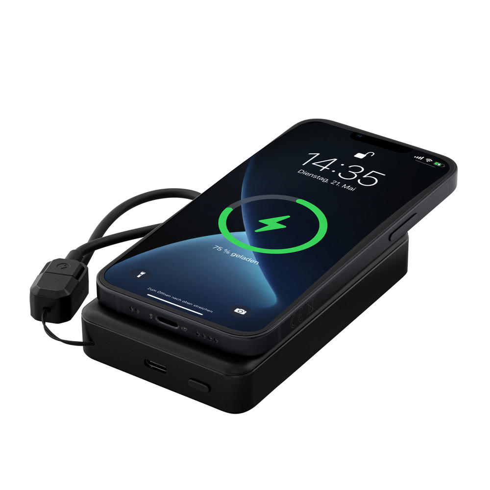 Magnetische 15W Wireless Powerbank REEVES-WATTRON PRO X ALU Werbeartikel