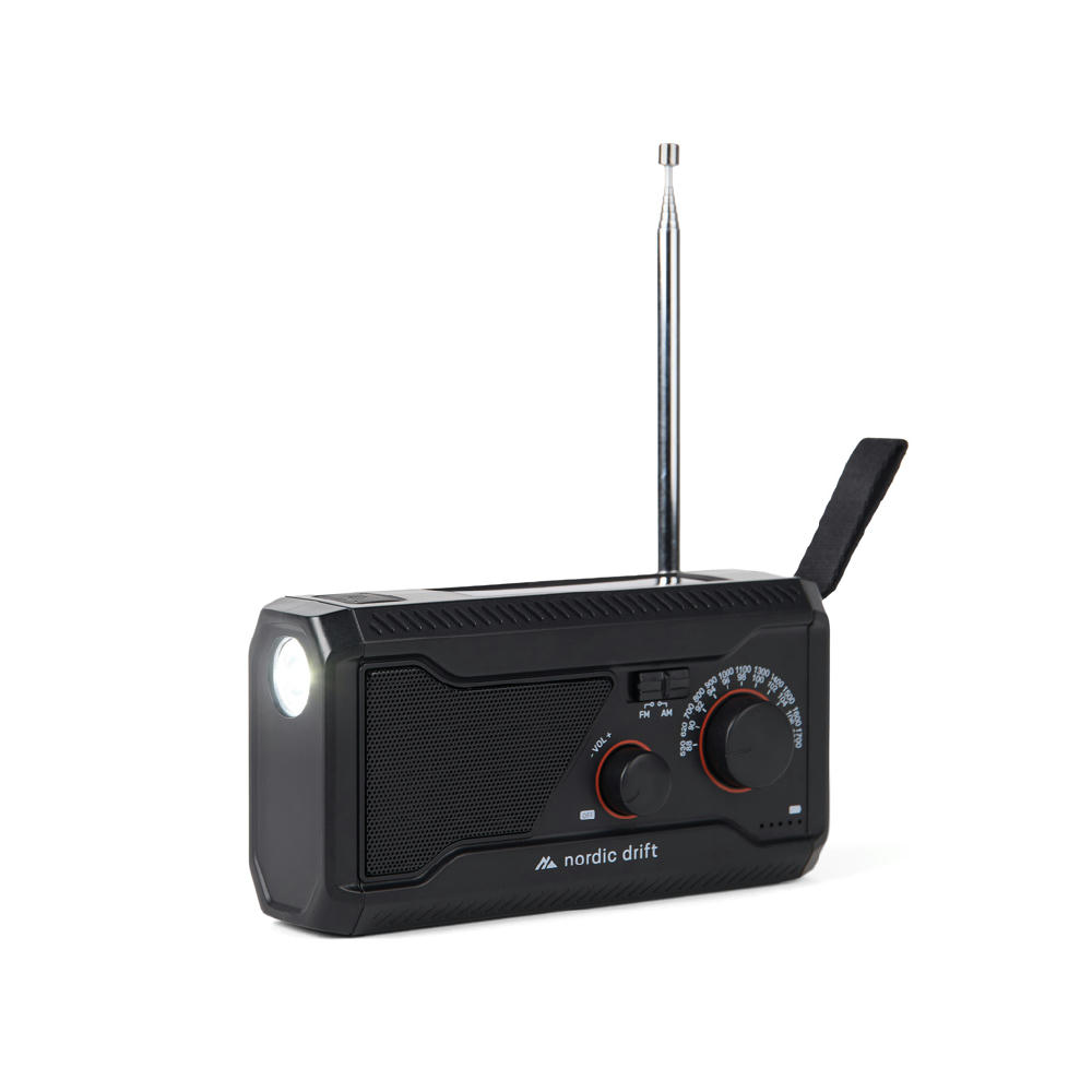 Nordic Drift Titan IPX4 multifunktionales Radio 4000mAh Werbeartikel
