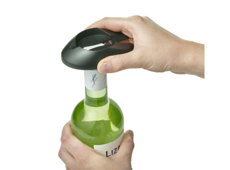 Elektrischer Wein-Flaschenöffner aus Kunststoff Fiza Werbeartikel